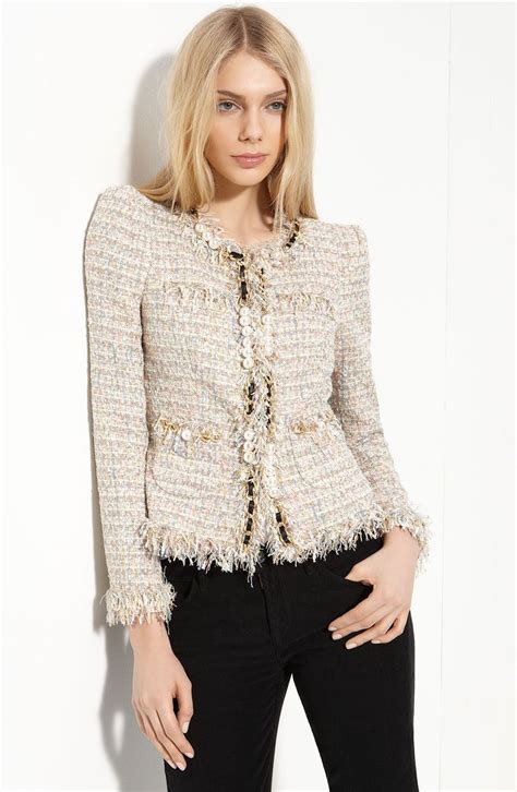 chanel inspired tweed jacket singapore
